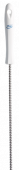 Гибкая ручка из нержавеющей стали, Ø5 мм, 755 мм, белый цвет (Арт. 53515)