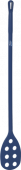 Весло-мешалка перфорированная, Ø31 мм, 1200 мм, металлизированный синий цвет Арт 701299