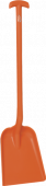 Лопата монолитная, 327 x 271 x 50 мм., 1035 мм, оранжевый цвет Арт 56317