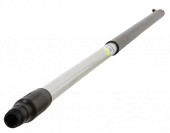 Алюминиевая ручка с подачей воды, Q-соединение + on/off, Ø31 мм, 1575 мм, черный цвет (арт. 299552Q)