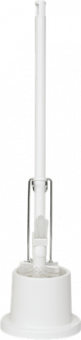 Щетка унитазная с ручкой, 720 мм, средний ворс, белый цвет Арт 50515