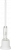 Щетка унитазная с ручкой, 720 мм, средний ворс, белый цвет Арт 50515
