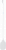 Весло-мешалка большая, Ø31 мм, 1200 мм, белый цвет Арт 70105