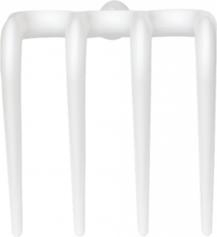 Гигиеничные вилы (рабочая часть), 205 мм, белый цвет Арт 56915