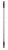 Ручка эргономичная алюминиевая, Ø25 мм, 1050 мм (арт. 29339)