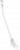 Гигиеничные вилы, 1275 мм, белый цвет Арт 