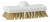 Скребковая щетка с термостойким ворсом, 150 мм, Жесткий, белый цвет Арт 47535