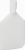 Скребок-лопата жесткий, 220 мм, белый цвет Арт 70115