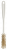 Щетка с термостойким ворсом, 290 мм, Жесткий, белый цвет Арт 42885
