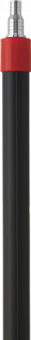 Телескопическая алюминиевая ручка с подачей воды, 1600 - 2780 мм, Ø31 мм, черный цвет (арт. 297352)