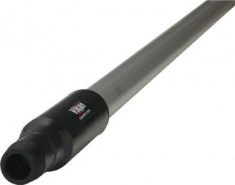 Алюминиевая ручка, Ø31 мм, 1505 мм, черный цвет (арт. 293752)