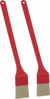 Тонкая тостерная щетка, 2 шт., 395 мм, средний ворс, красный цвет Арт 30024