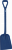 Лопата монолитная металлопластик, 327 x 271 x 50 мм., 1040 мм, металлизированный синий цвет Арт 562599