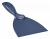 Ручной скребок, металлодетектируемый, 102 мм, металлизированный синий цвет Арт 406199